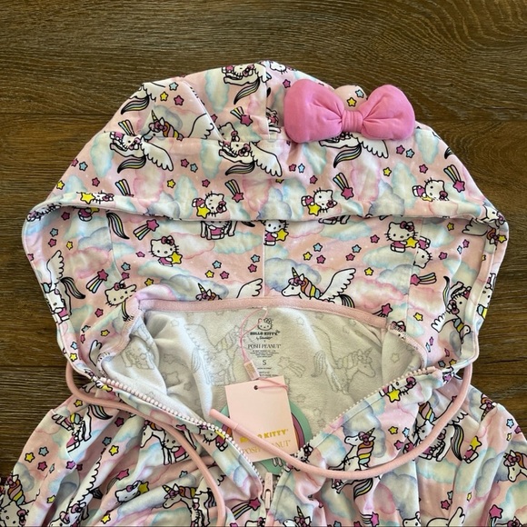 Posh Peanut Hello Kitty Zip-up Hoodie Size Small - Picture 6 of 8